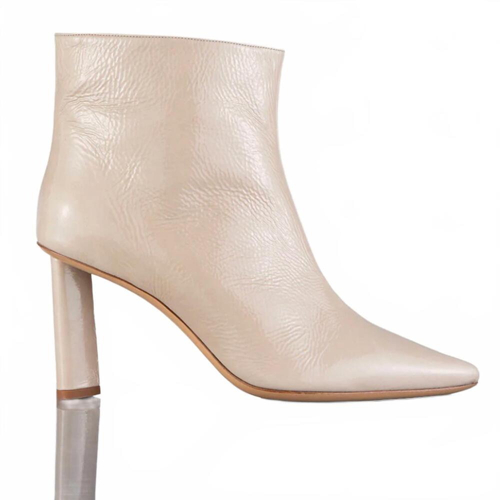 NEW FRAME women's odette bootie heel in cream